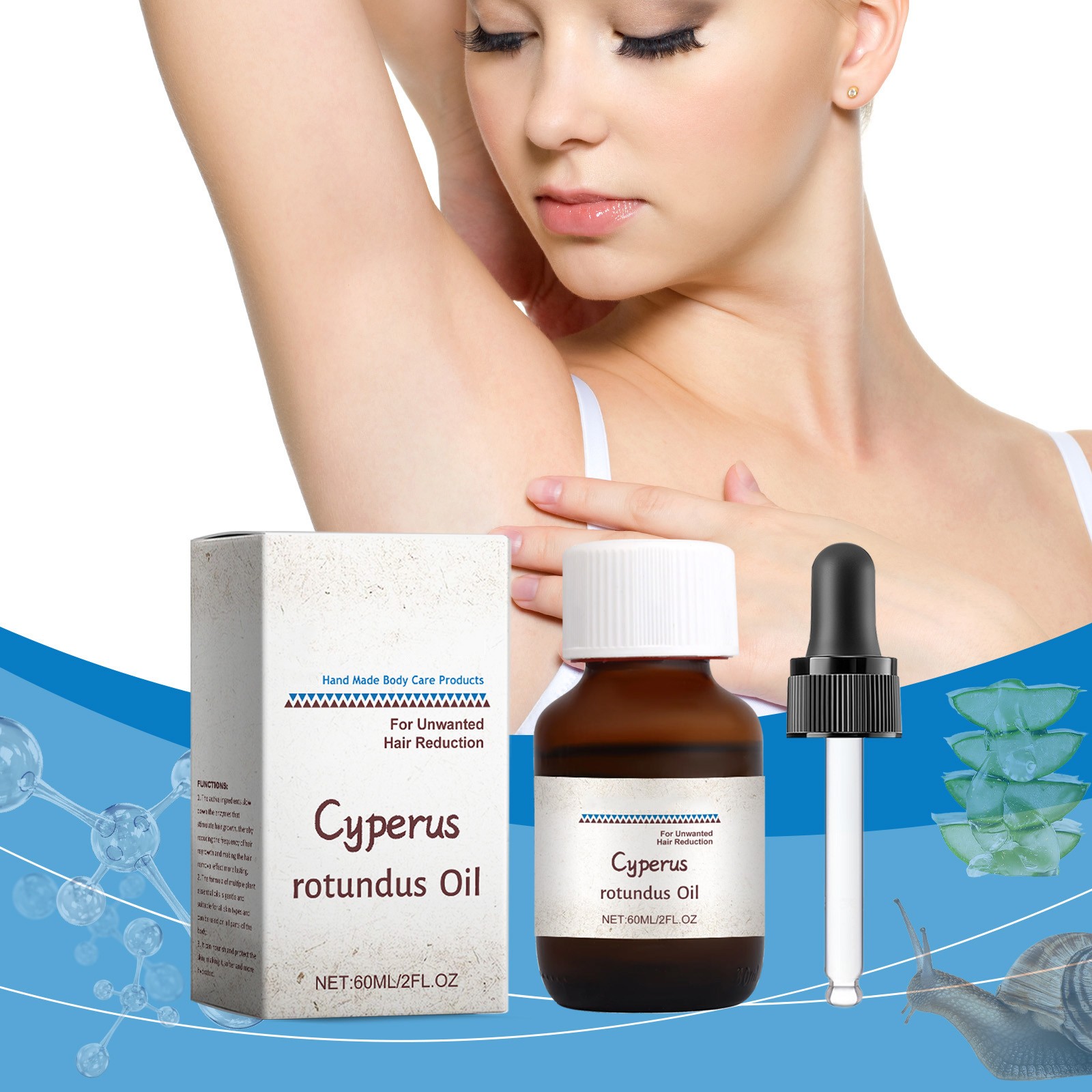 House Hair Care - Cyperus Rotundus olejek do usuwania włosów