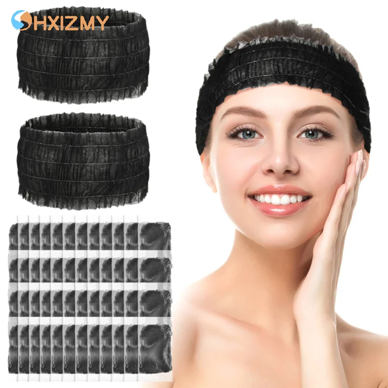 Hair Care Journey - 100 szt. Jednorazowe opaski na głowę