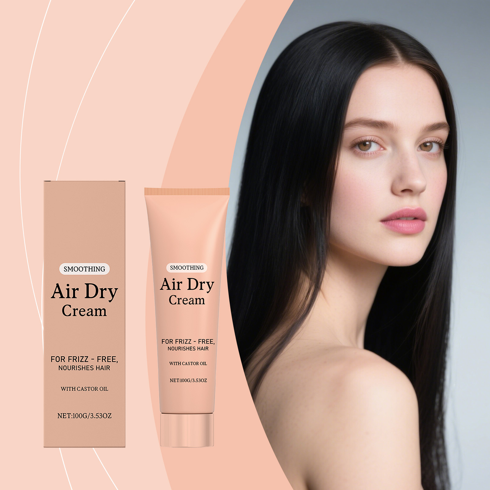 Hair Care Cream - Krem do włosów wygładzający, niepowtarzający się