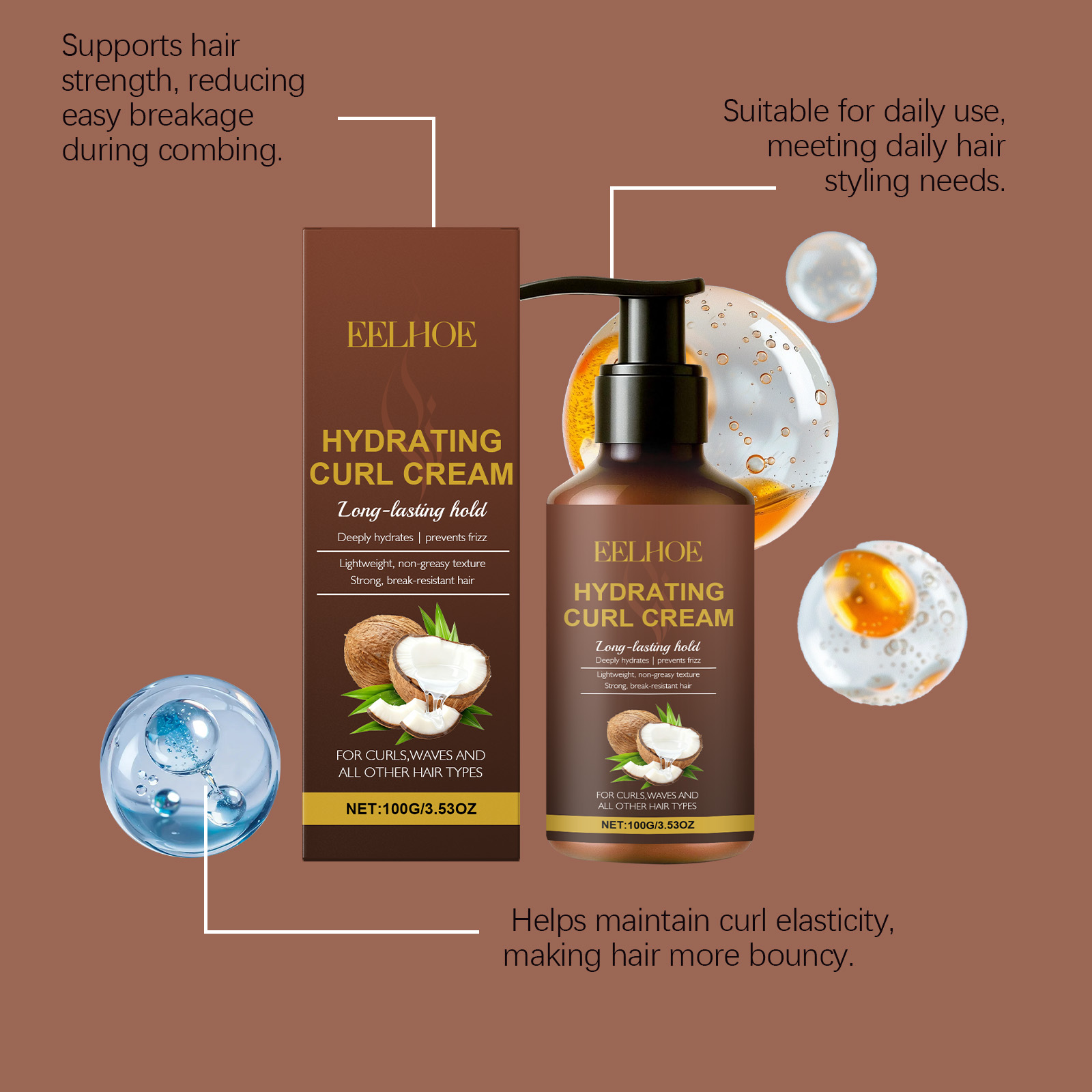 Krem do stylizacji kręconych w – Hair Care Cream recenzja i cena