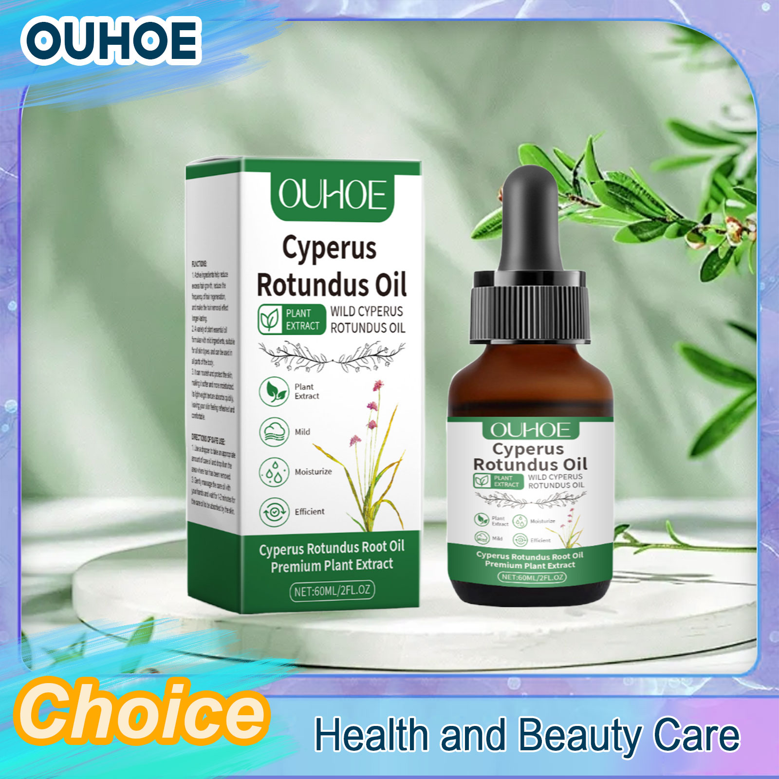 Naturalny Olejek z Cyperus Rot – Hair Care Cream recenzja i cena