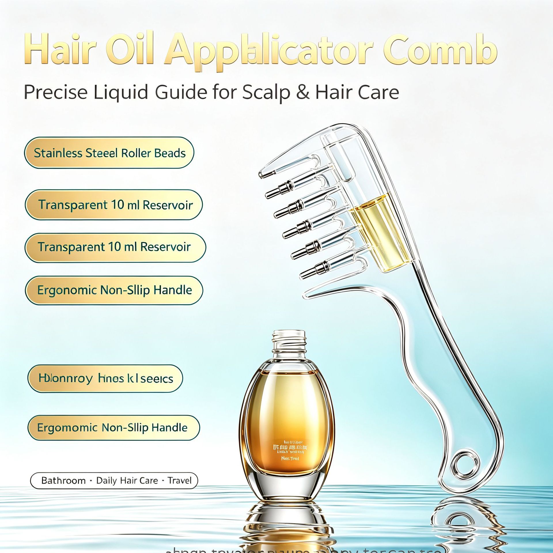 Grzebień do włosów z aplikator – House Hair Care recenzja i cena
